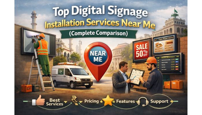 Top Digital Signage Installation Services Near Me