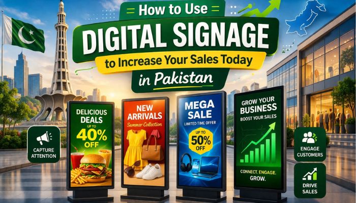 How to use Digital Signage to increase your sales today in Pakistan