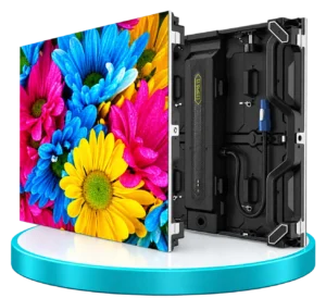 DIGIX SMD LED display panel shown from the front and rear