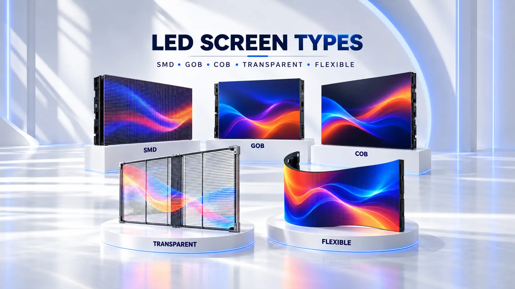 Comparison of SMD, GOB, COB,