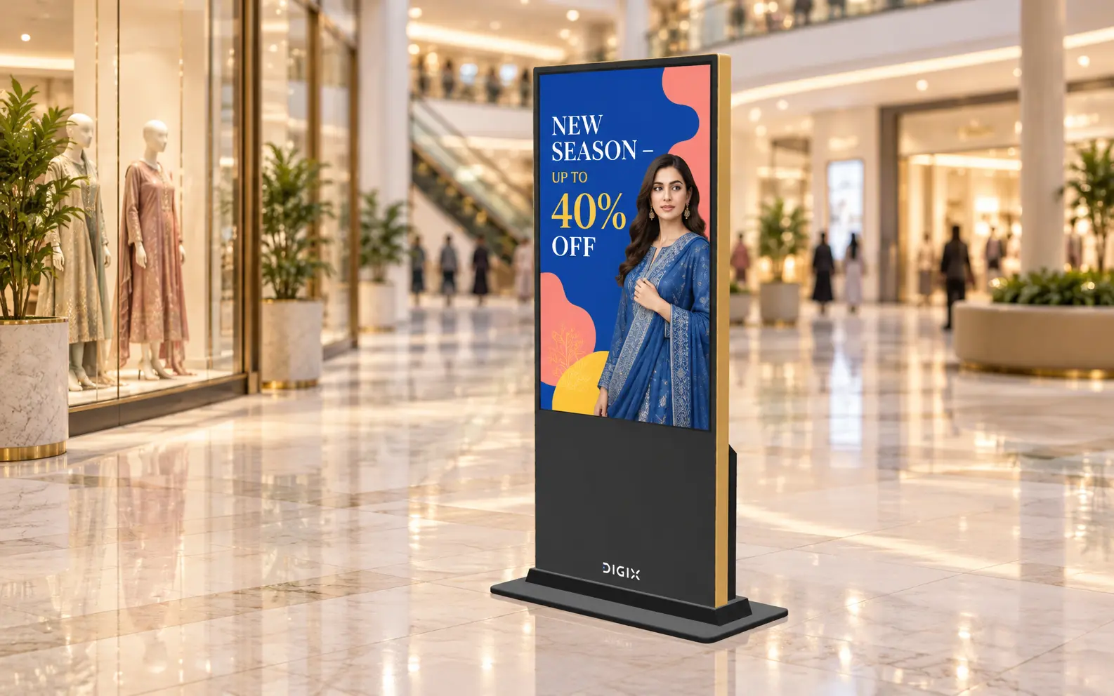 Digital standee designed in DIGIX 3D Studio