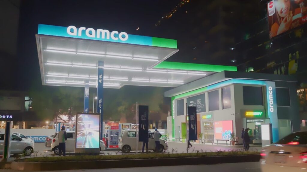 Aramco Digital LED Screens Across 50+ Fuel Stations