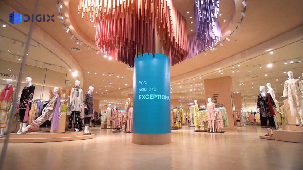 ETHNC Retail LED Displays at Lucky One