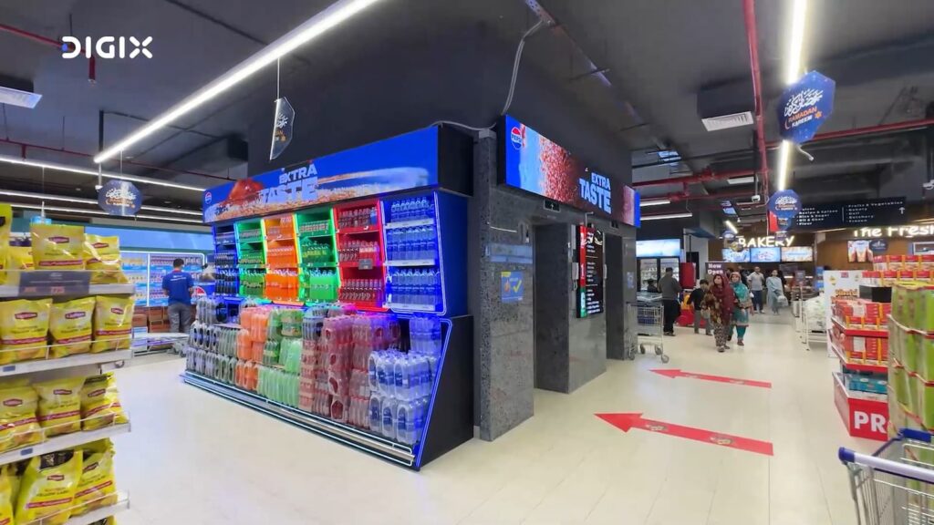 Digital LED Displays at HBK Hypermarket
