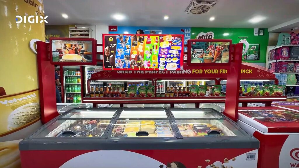 Digital Display Freezer for Wall’s